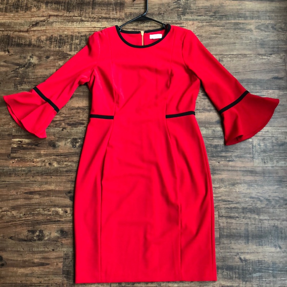 Calvin Klein Red Pencil dress